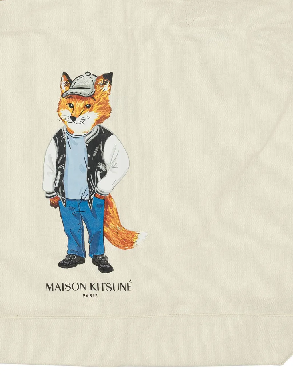 Maison Kitsuné Dressed Fox Tote Bag