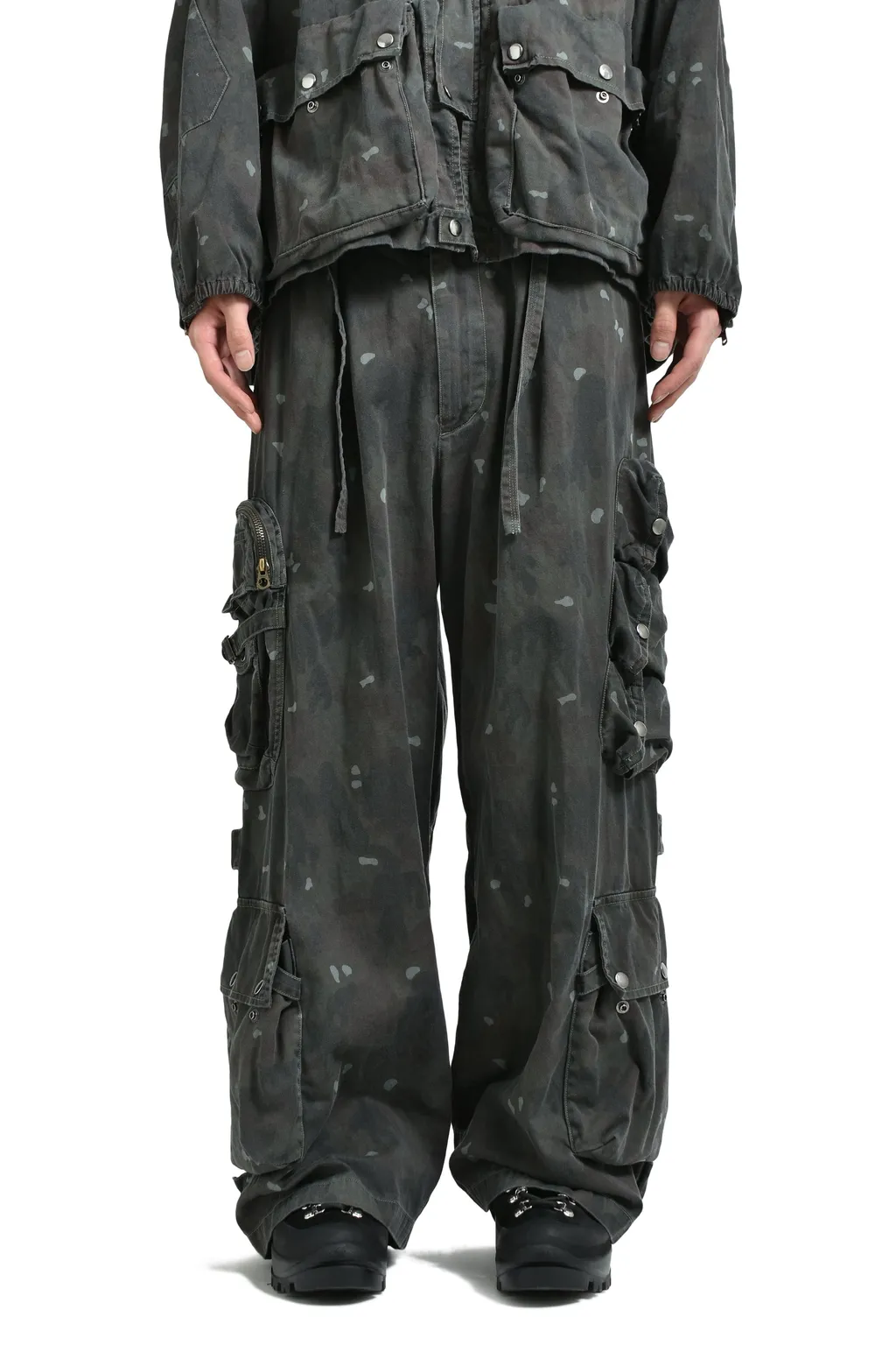 Blackening Pizza Camo Millitary Pants / Camo