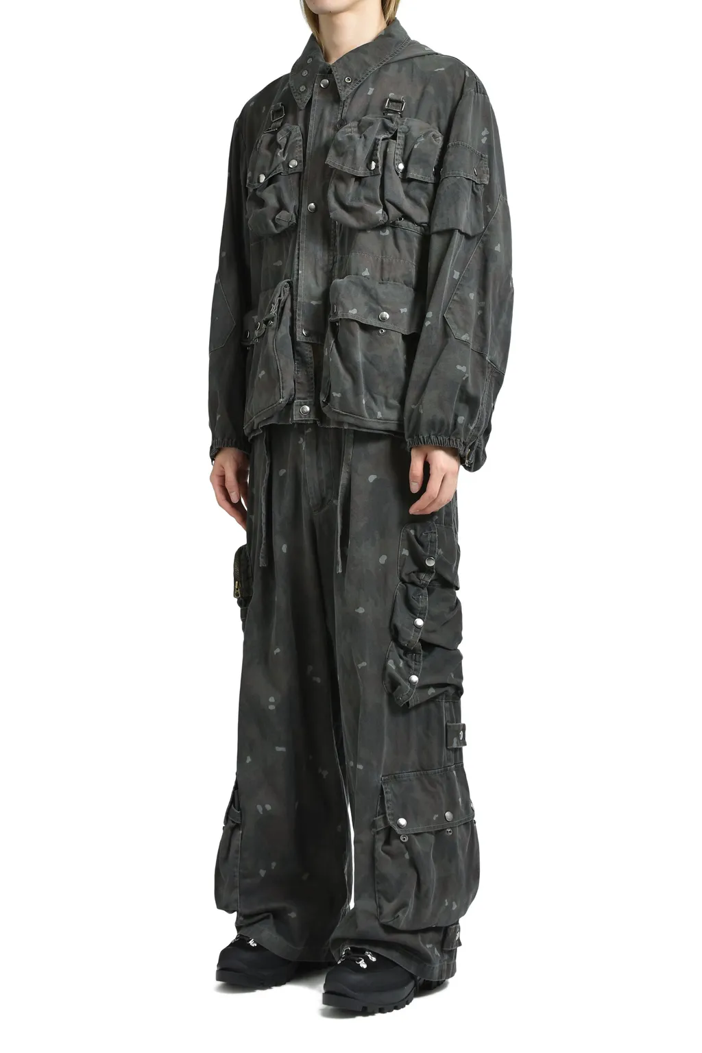 Blackening Pizza Camo Millitary Pants / Camo