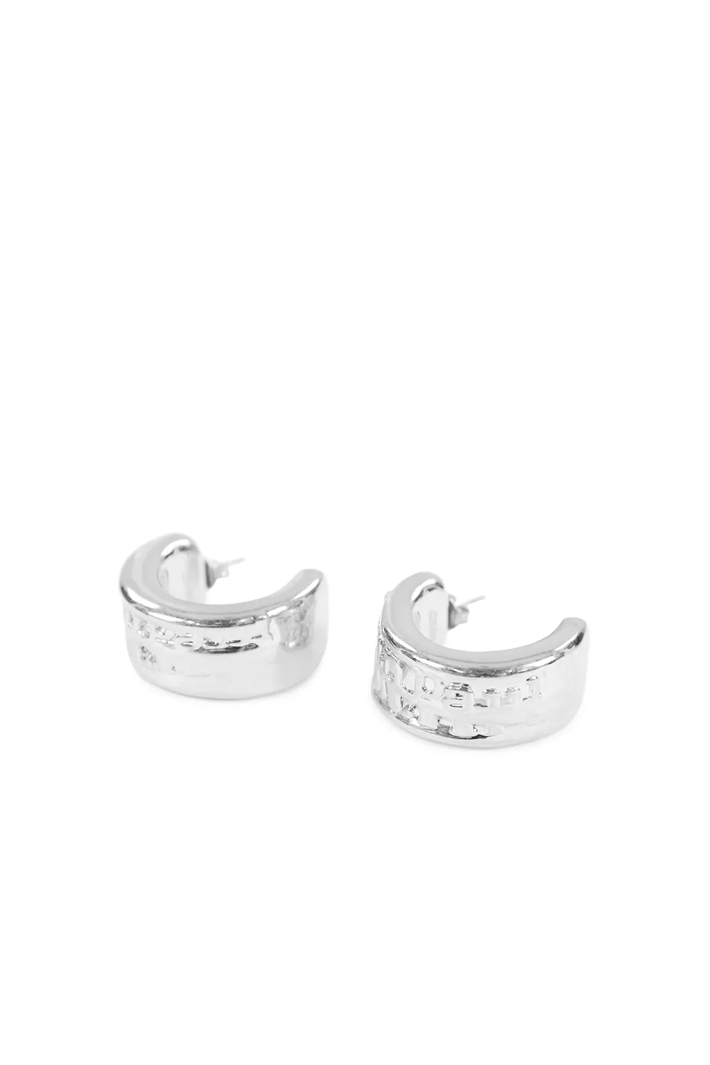 Logo Earrings / Sil