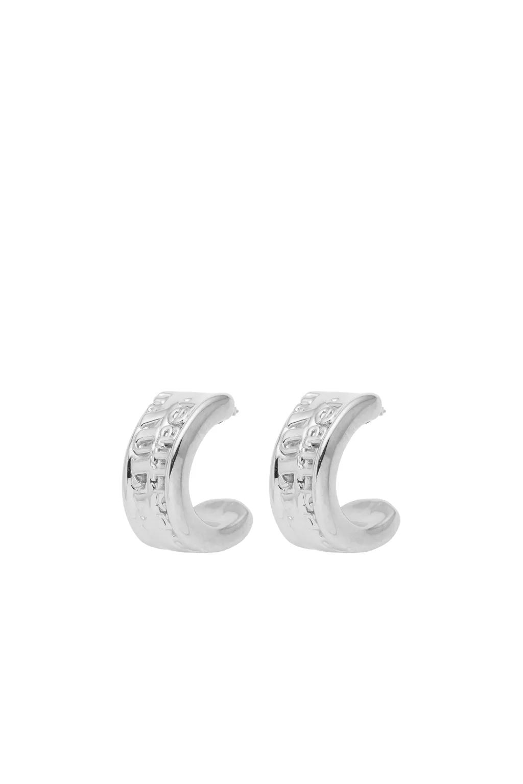 Logo Earrings / Sil