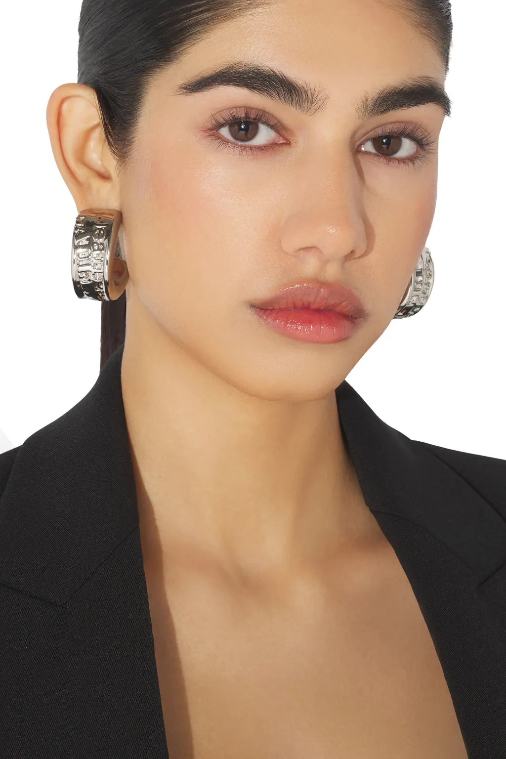 Logo Earrings / Sil