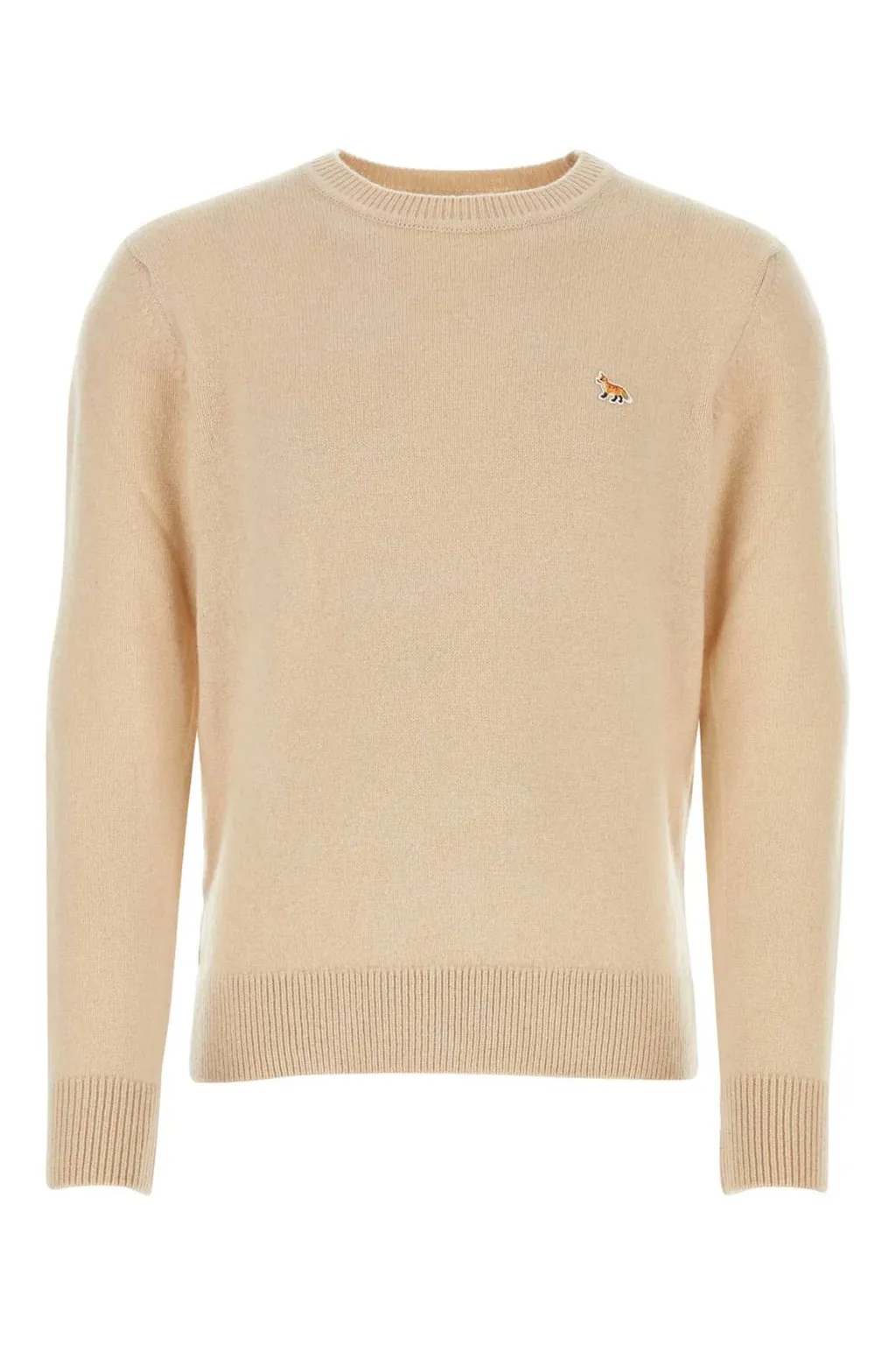Maison Kitsuné Logo Patch Long-Sleeved Jumper