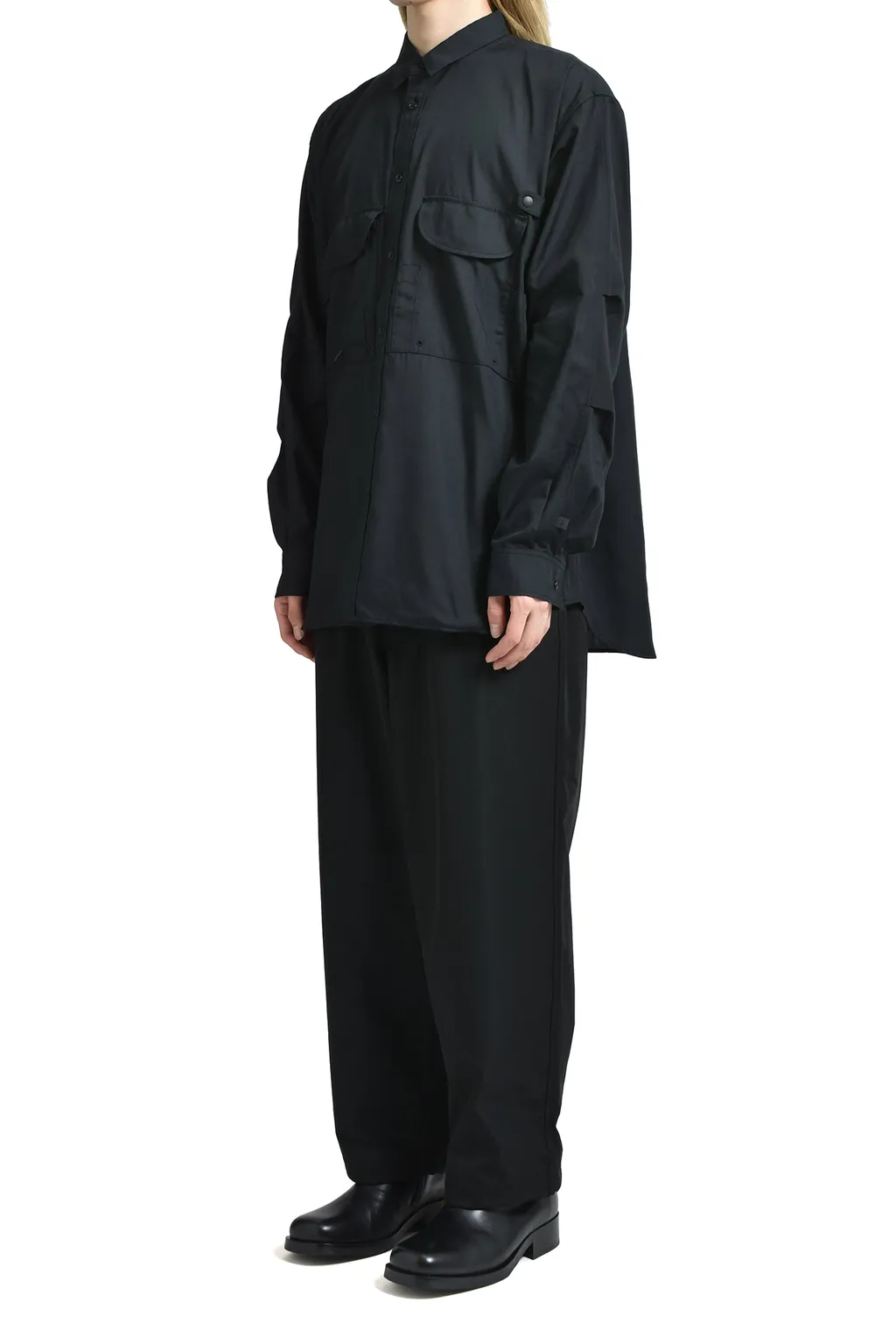 Tech Fishing Shirt L/S / Blk