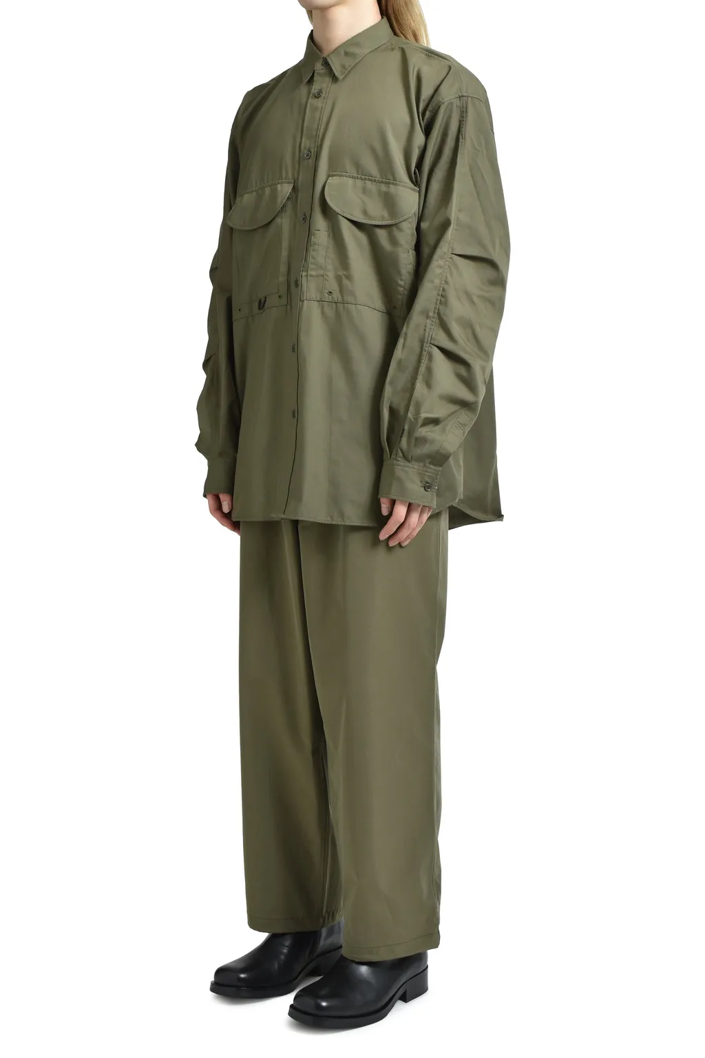 Tech Fishing Shirt L/S / Olv