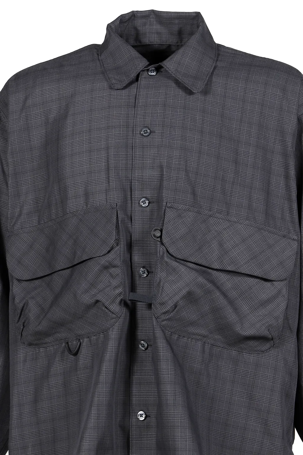 Tech Sports Open Collar Shirt L/S Nova Check / Cha