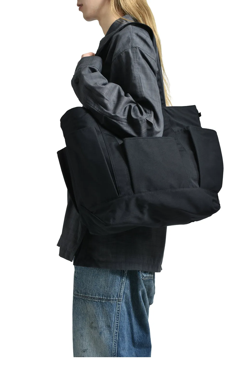 Tech Reversible Fishing Tool Tote / Blk