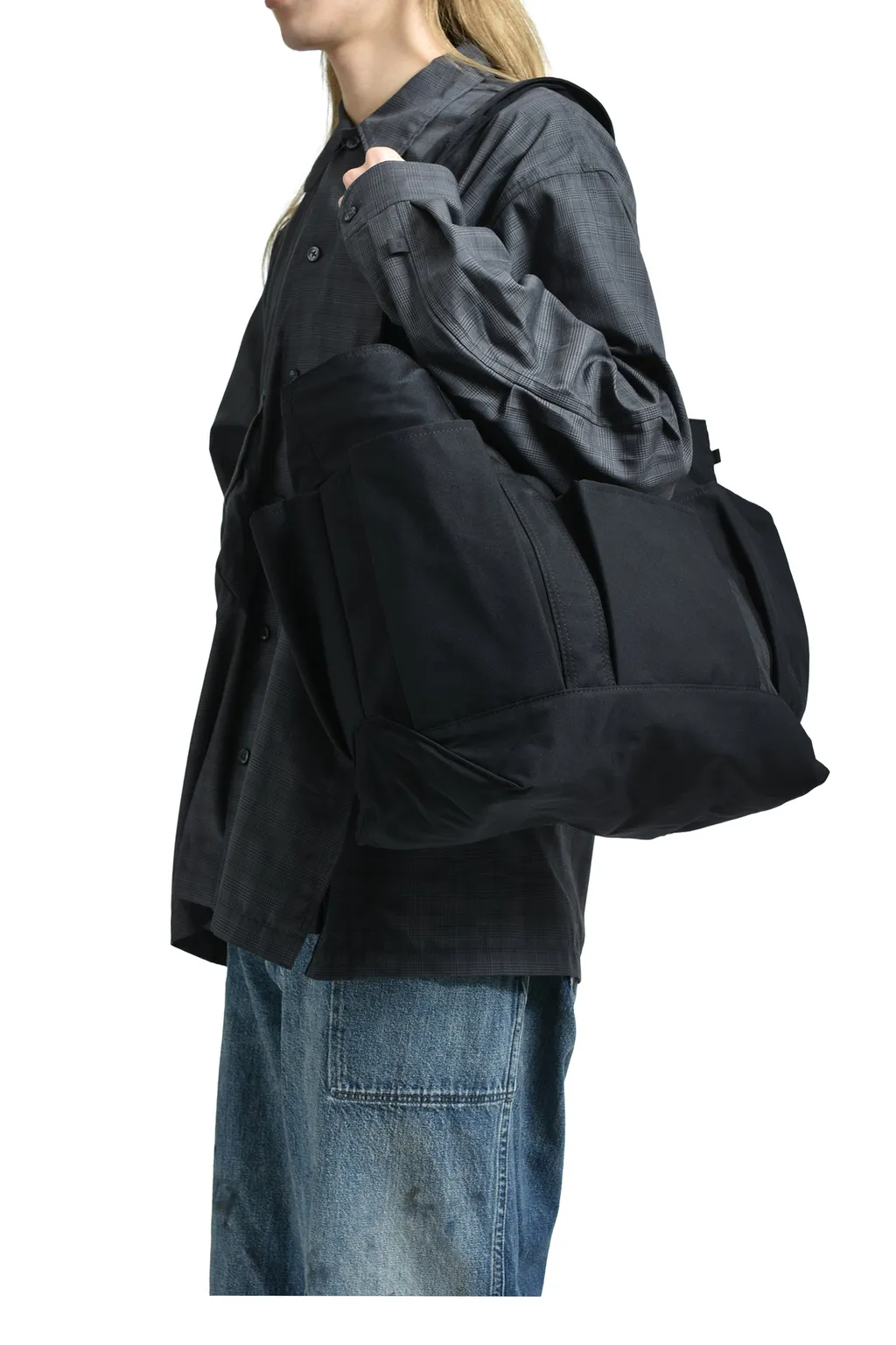 Tech Reversible Fishing Tool Tote / Blk