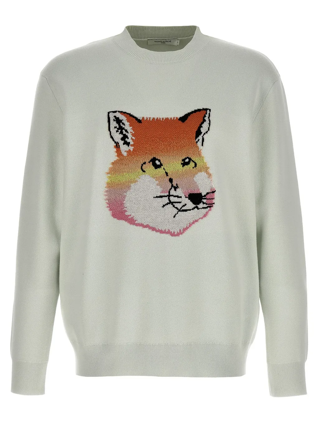Maison Kitsuné Fox Head Intarsia-Knit Jumper