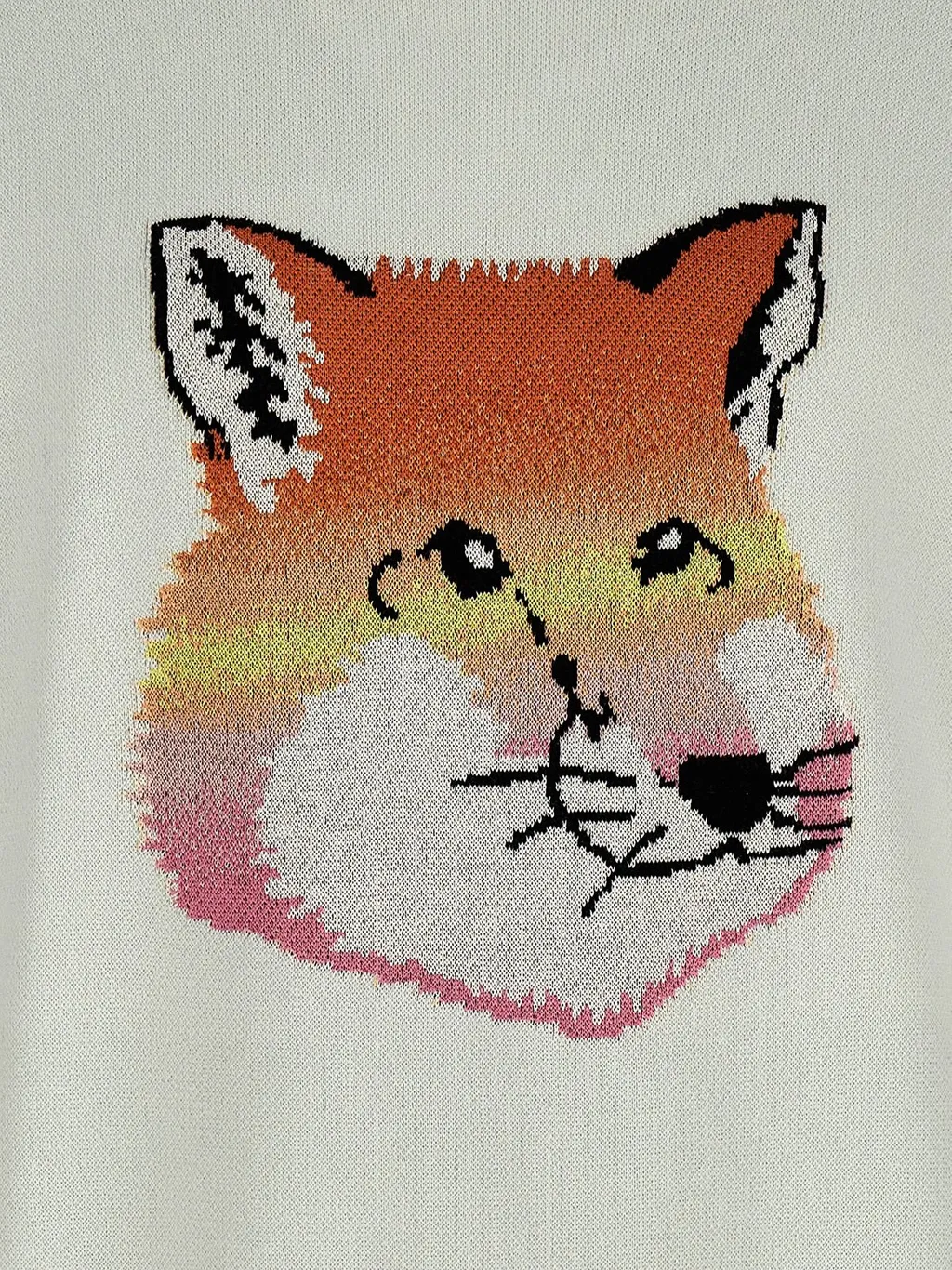 Maison Kitsuné Fox Head Intarsia-Knit Jumper