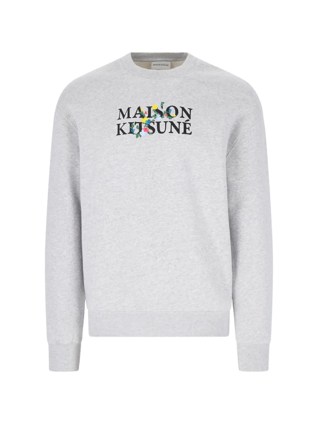 Maison Kitsuné Logo Printed Crewneck Sweatshirt
