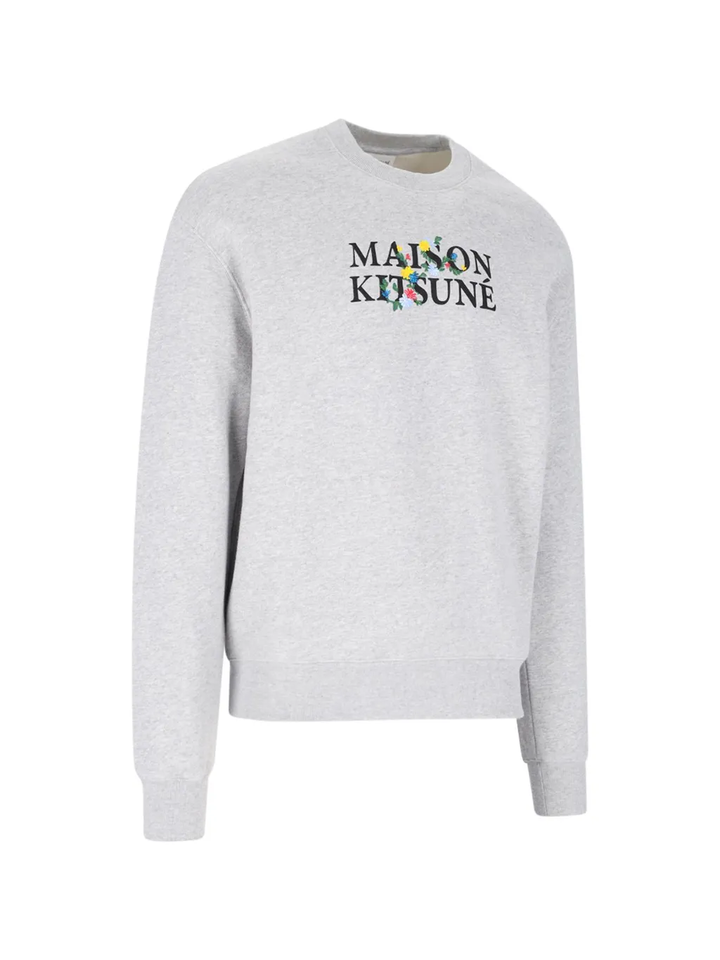 Maison Kitsuné Logo Printed Crewneck Sweatshirt