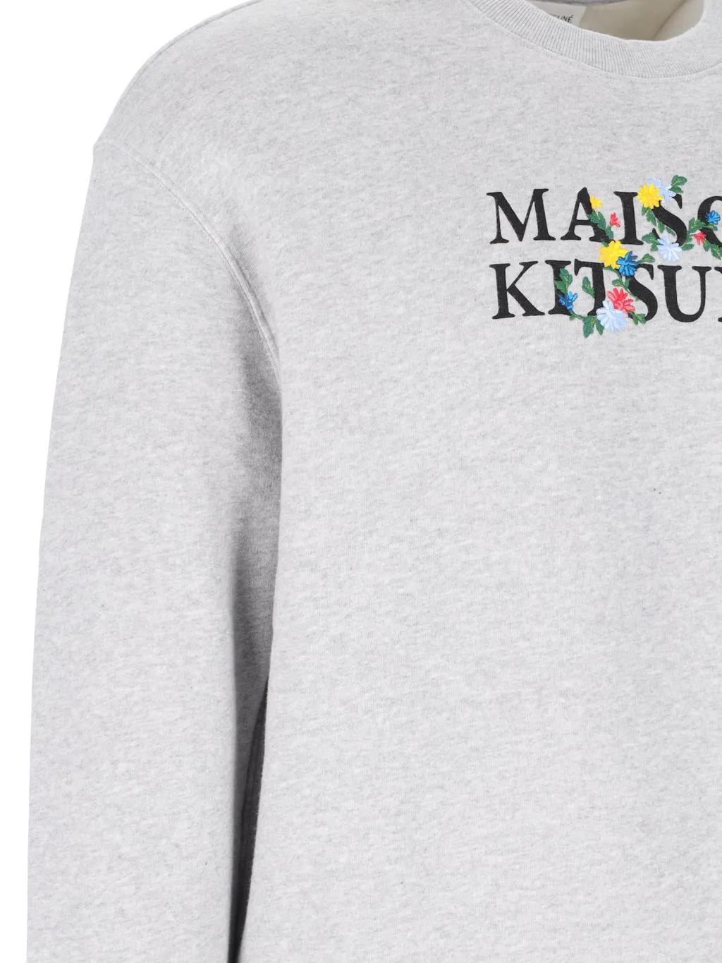 Maison Kitsuné Logo Printed Crewneck Sweatshirt