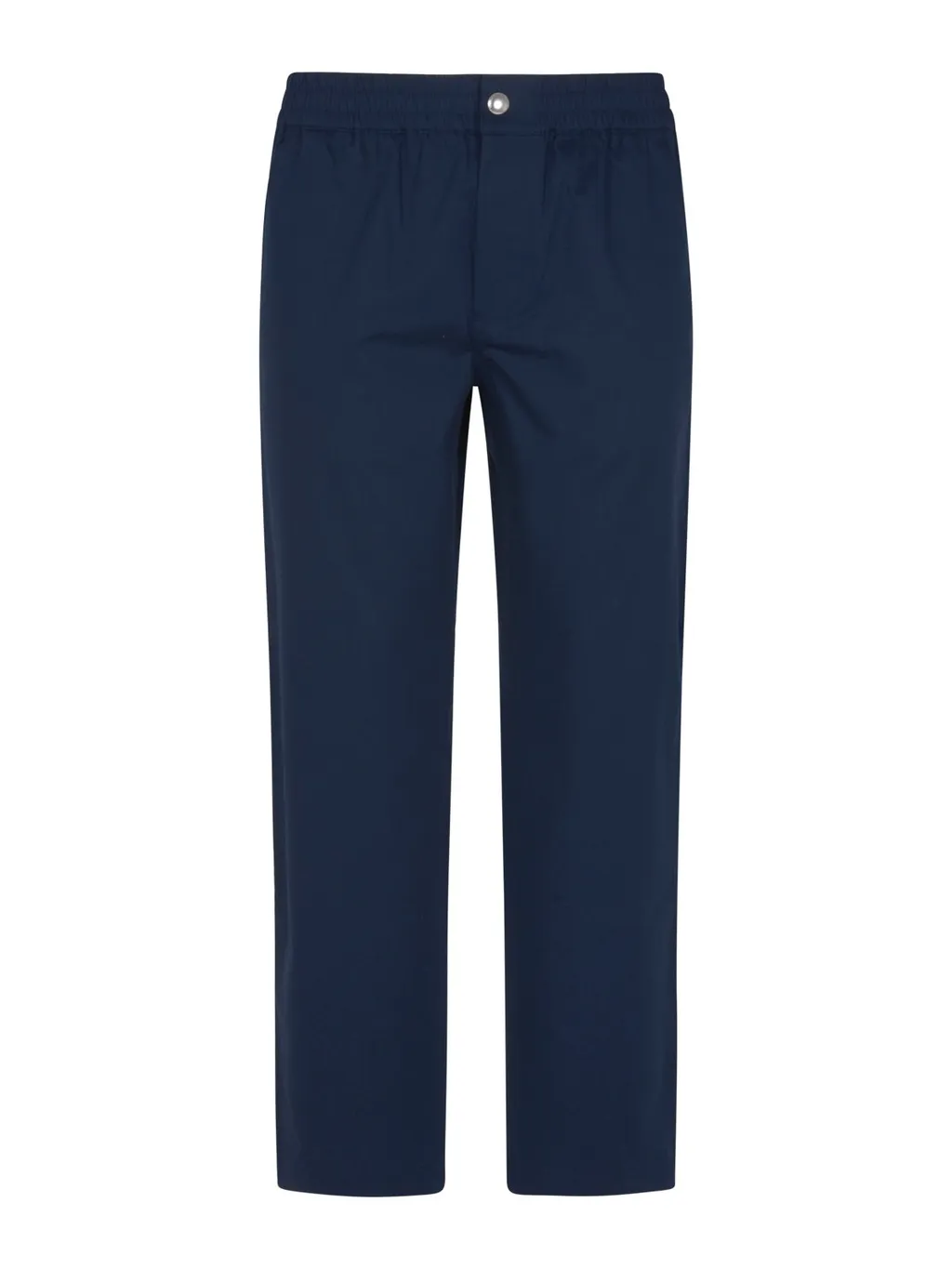 Maison Kitsuné Logo Embroidered Straight-Leg Trousers