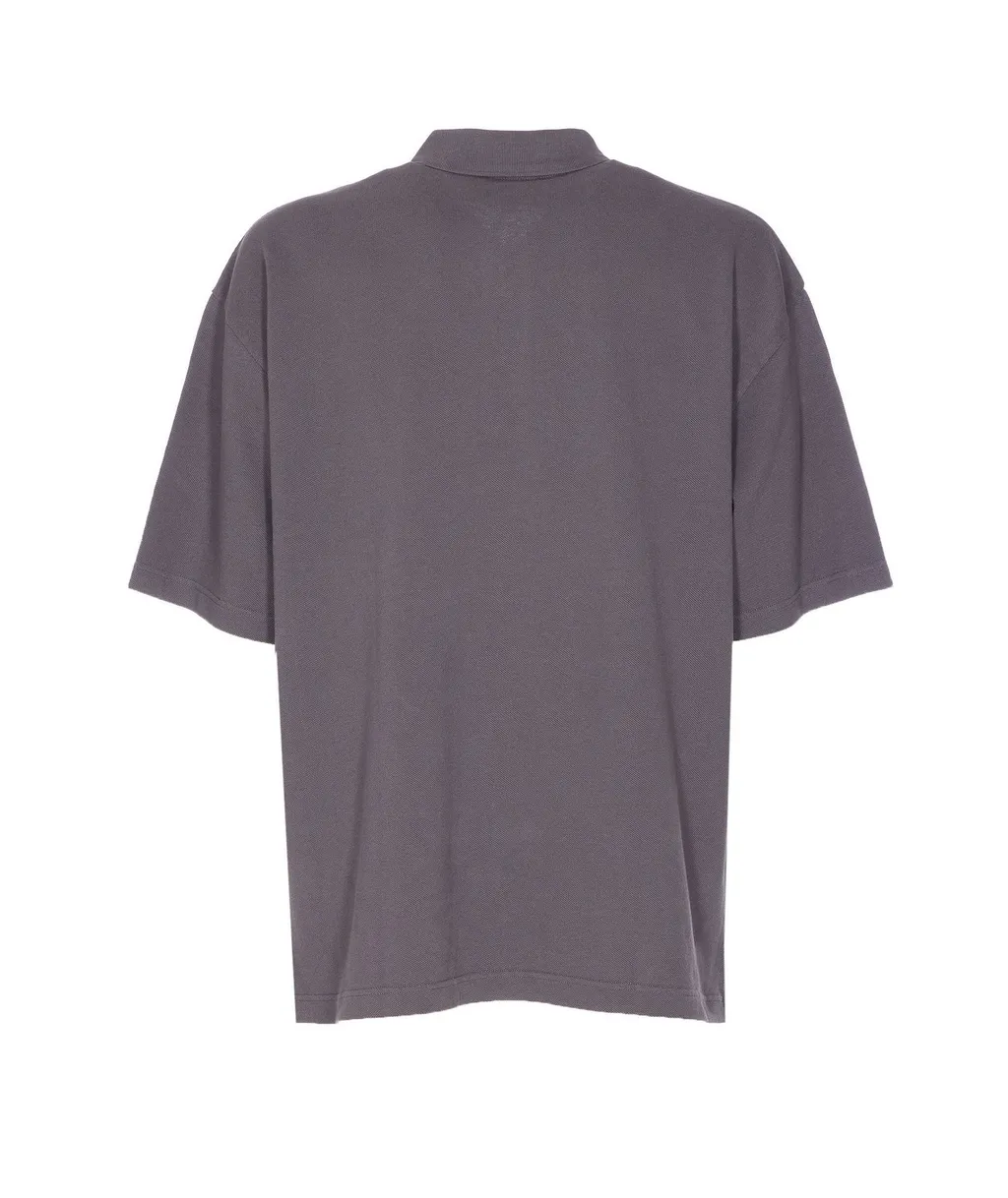Maison Kitsuné Fox Head Oversize Polo Shirt