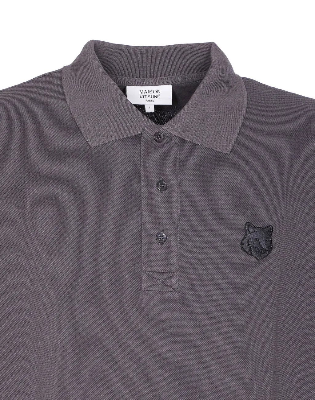 Maison Kitsuné Fox Head Oversize Polo Shirt