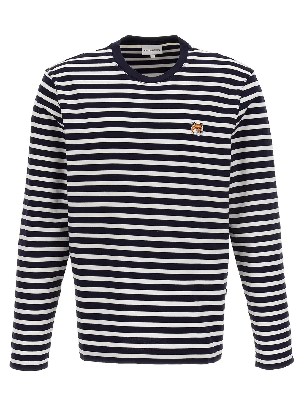 Maison Kitsuné Striped Long-Sleeved T-Shirt