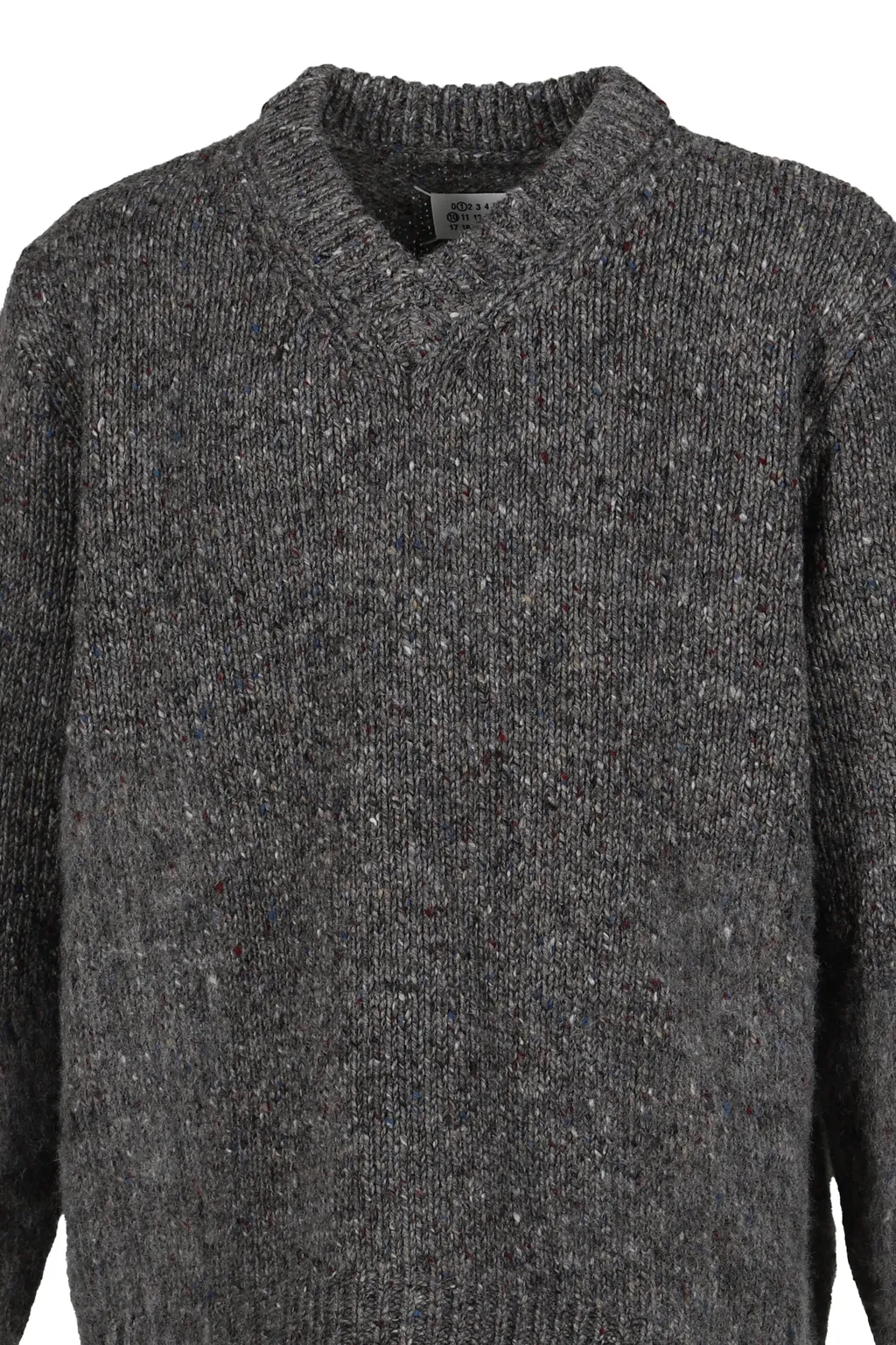 V-Neck Dropped-Shoulder Sweater