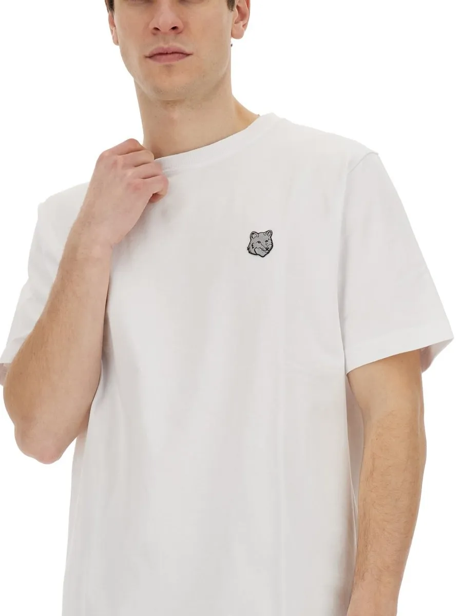 Maison Kitsuné Fox Head Patch Crewneck T-Shirt