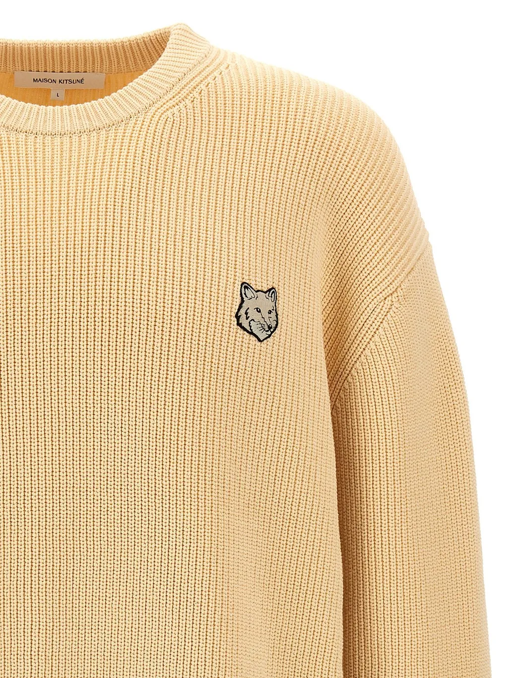 Maison Kitsuné Fox Head Patch Knitted Jumper