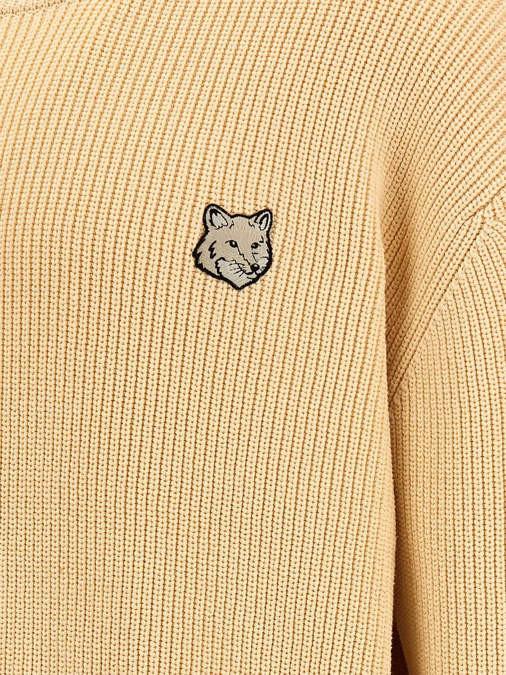 Maison Kitsuné Fox Head Patch Knitted Jumper