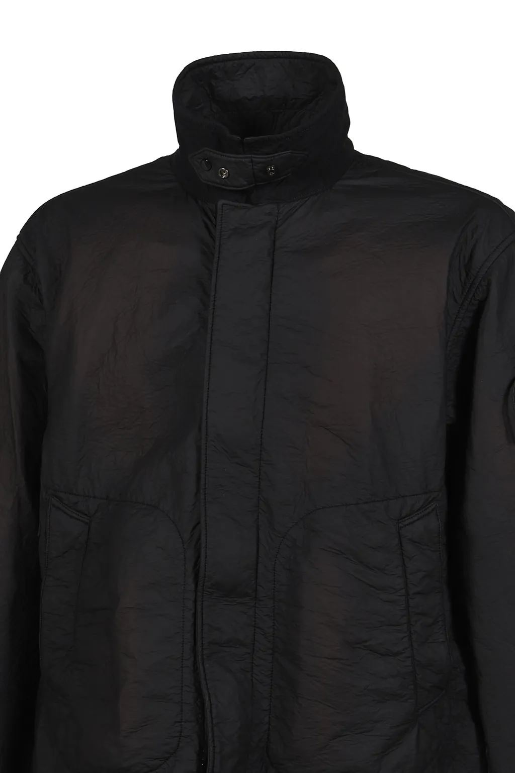 Ow Medium Jkt In Feltro Bi-Film / Blk