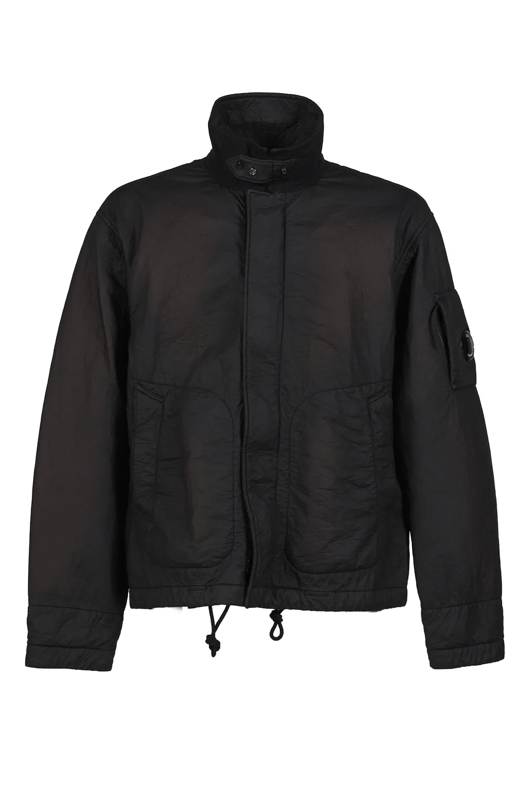 Ow Medium Jkt In Feltro Bi-Film / Blk
