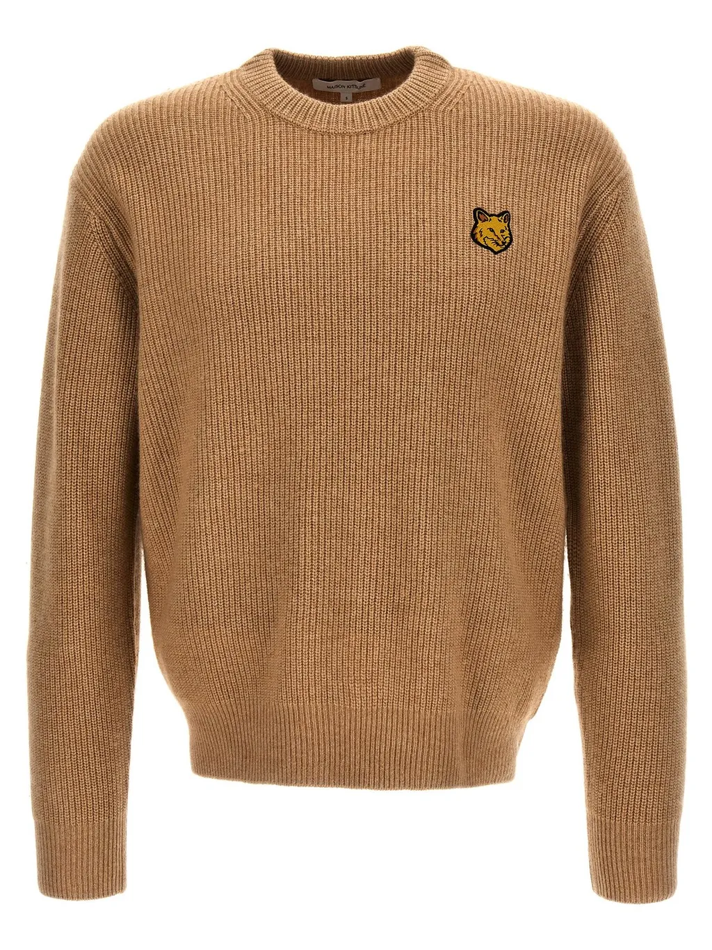 Maison Kitsuné Fox Patch Knitted Jumper