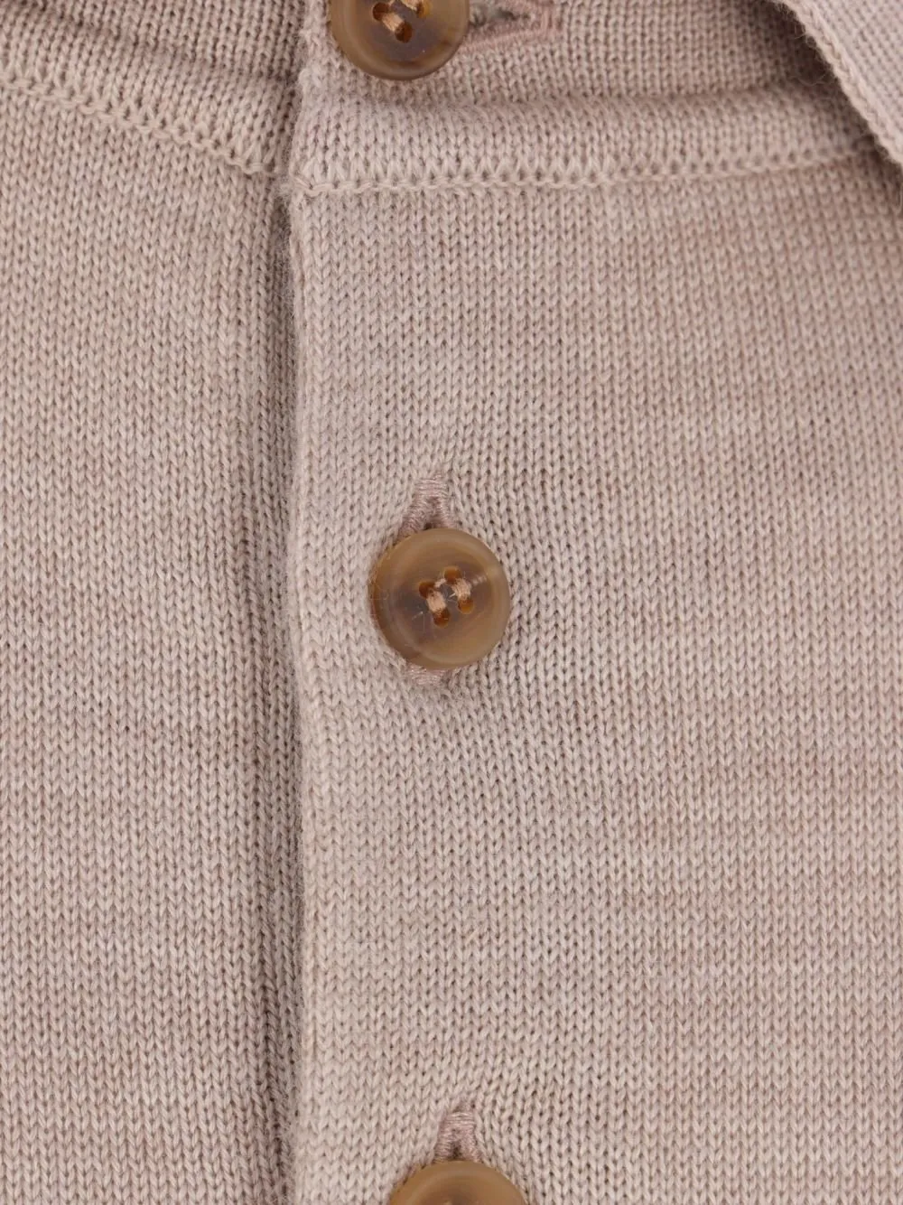 Maison Kitsuné Fox Head Patch Fine-Knit Polo Shirt