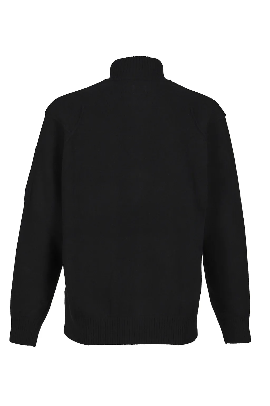 Knw Cardigan In Lambswool Grs / Blk
