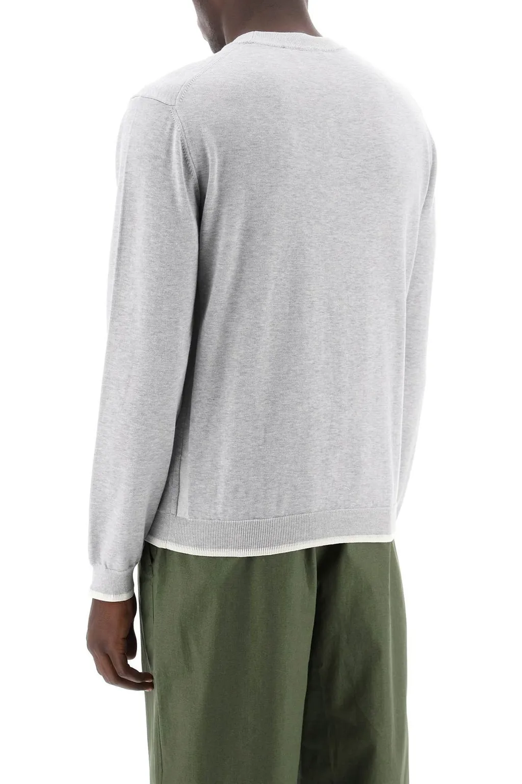 Maison Kitsuné Fox Head Patch Fine-Knit Jumper