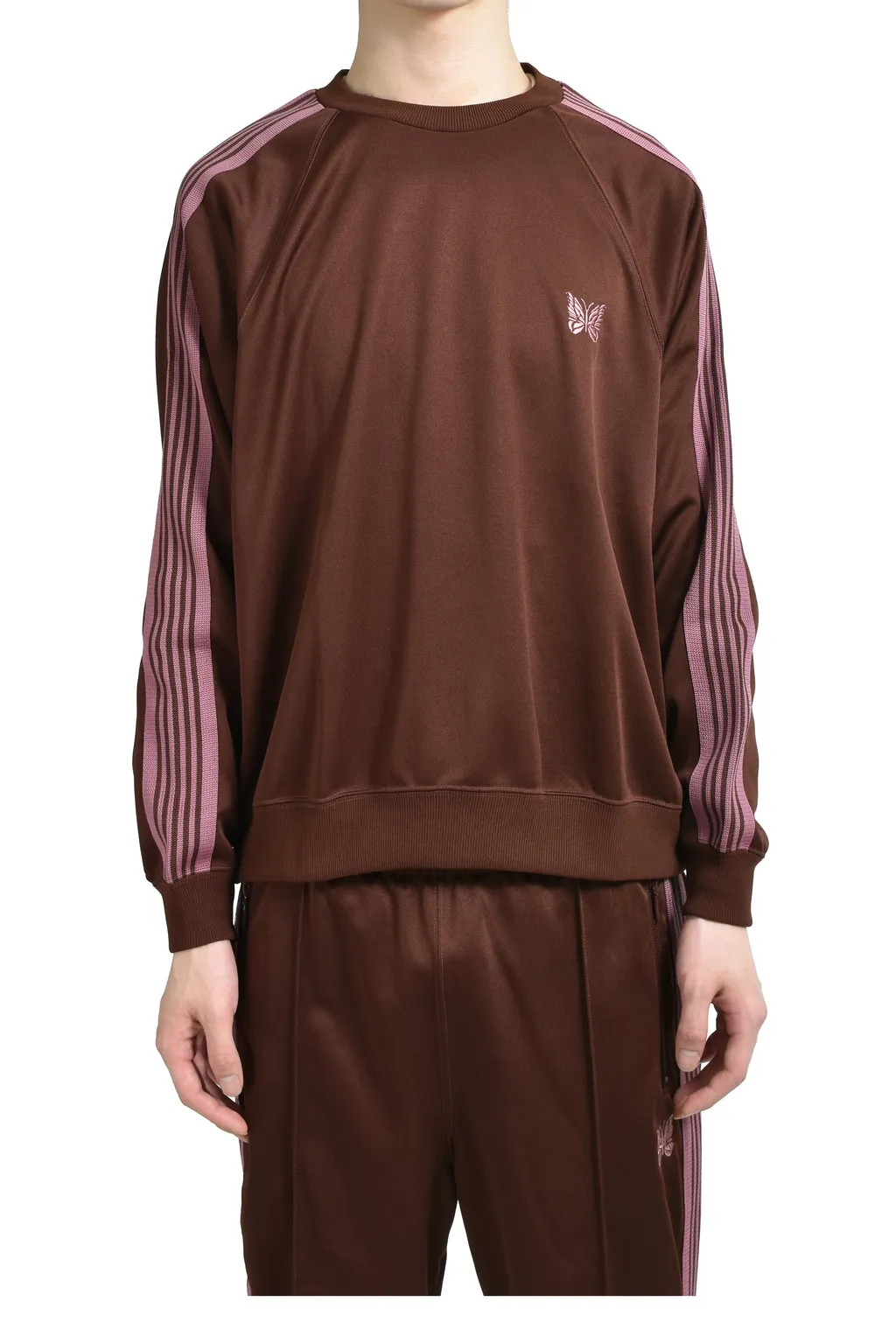 Track Crew Neck Shirt - Poly Smooth / Brw