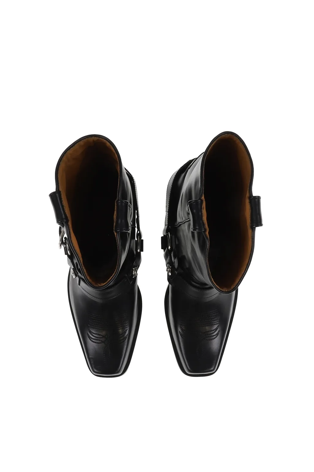 Aj1178 - Black Hard Leather / Blk
