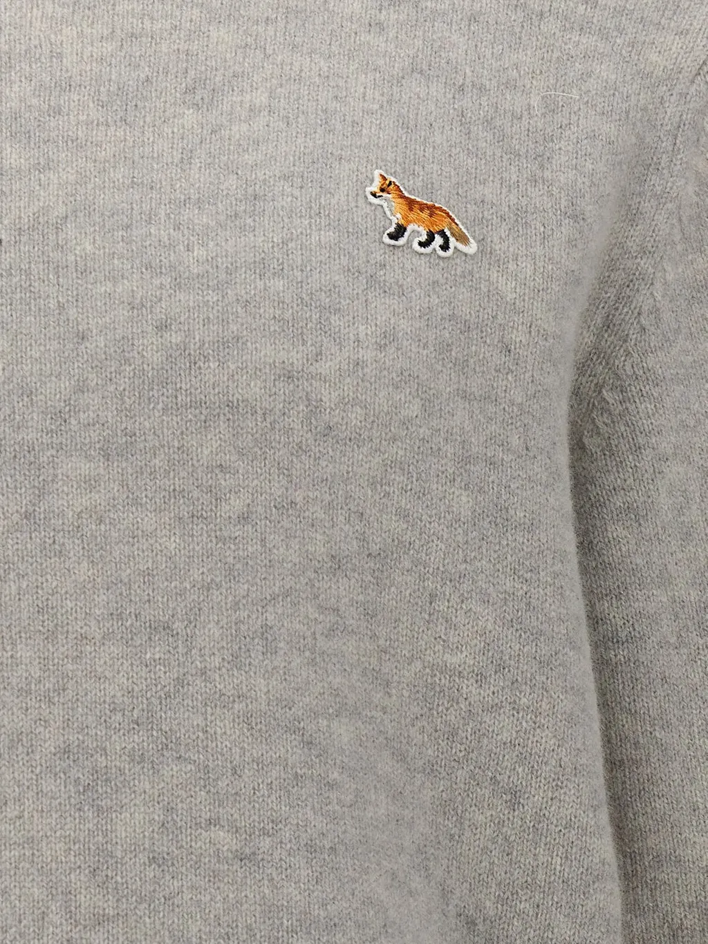 Maison Kitsuné Fox Patch Knitted Jumper