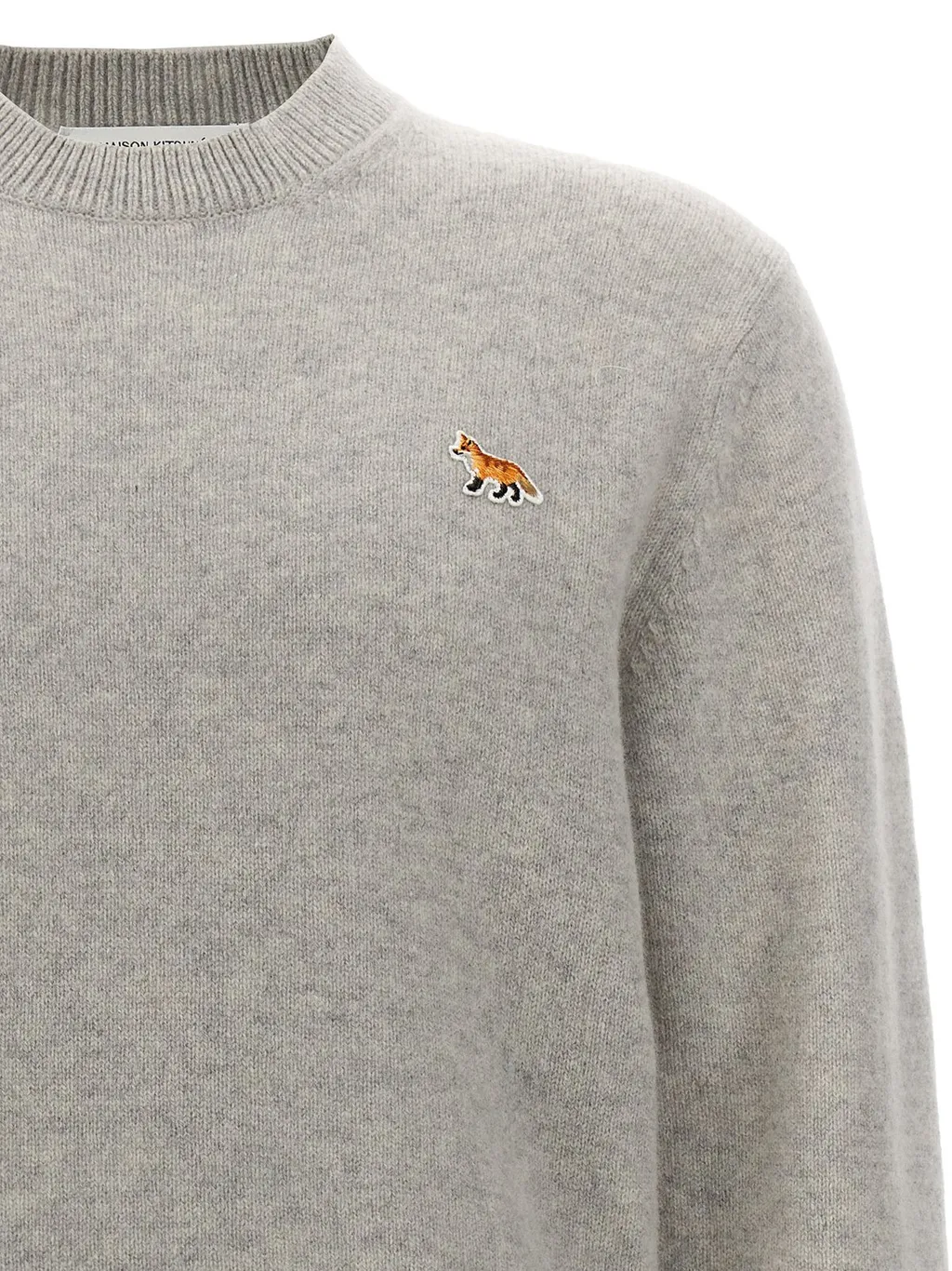 Maison Kitsuné Fox Patch Knitted Jumper