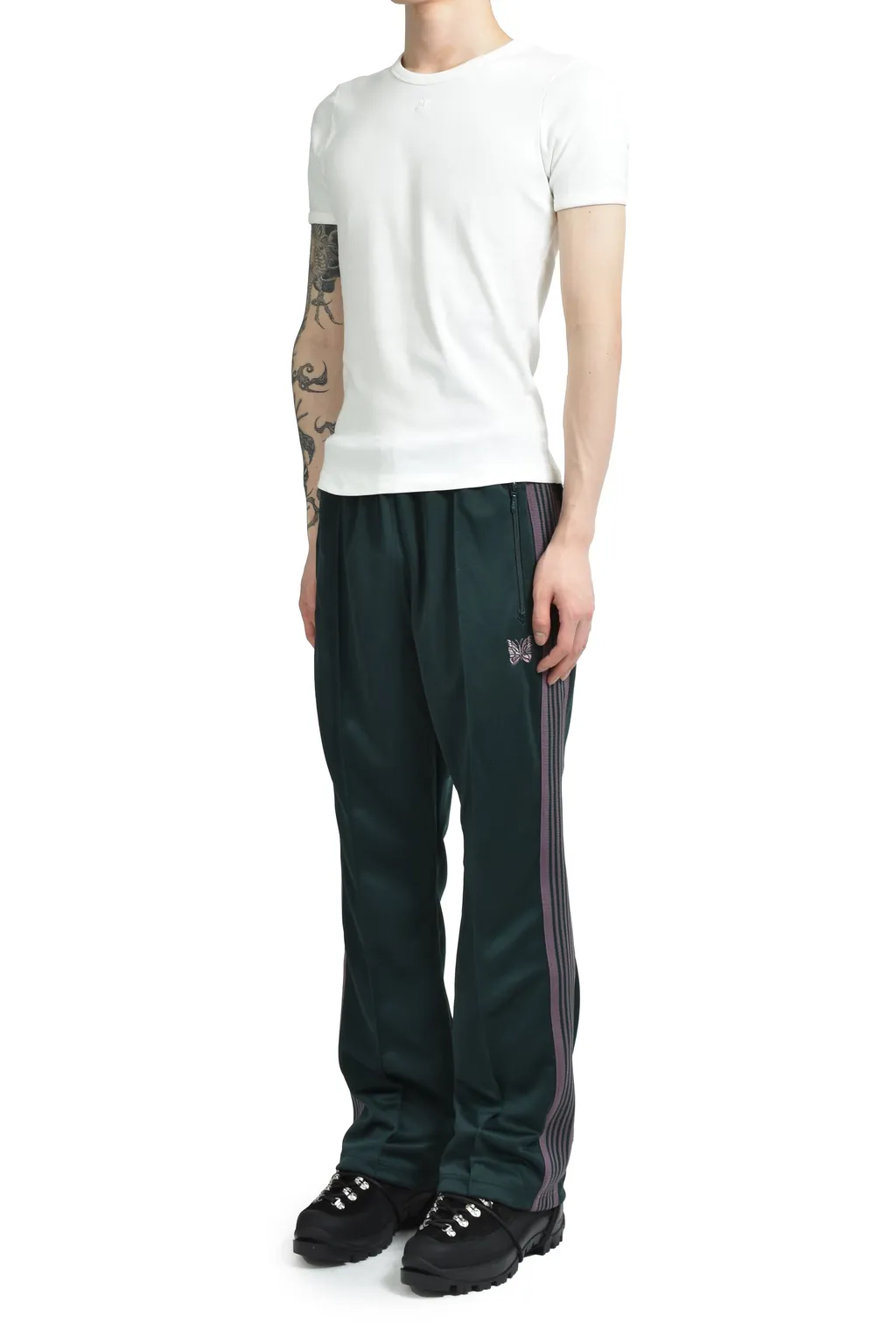 Boot-Cut Track Pant - Poly Smooth / Grn
