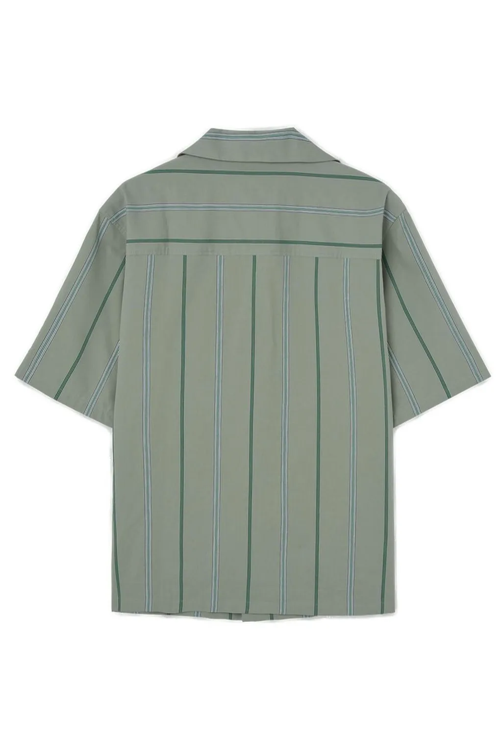 Maison Kitsuné Striped Short Sleeved Resort Shirt
