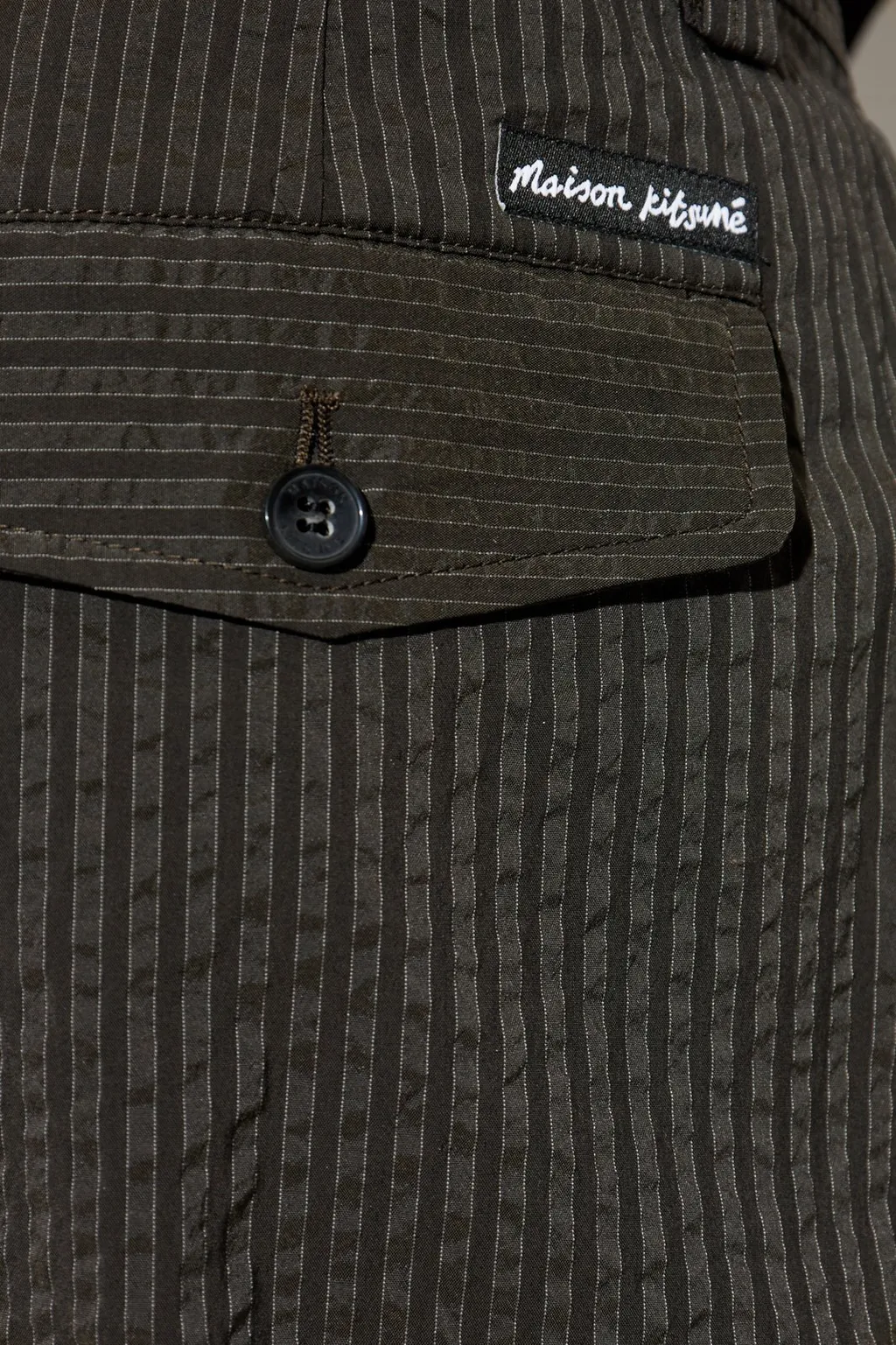 Maison Kitsuné Relaxed Pleated Pants