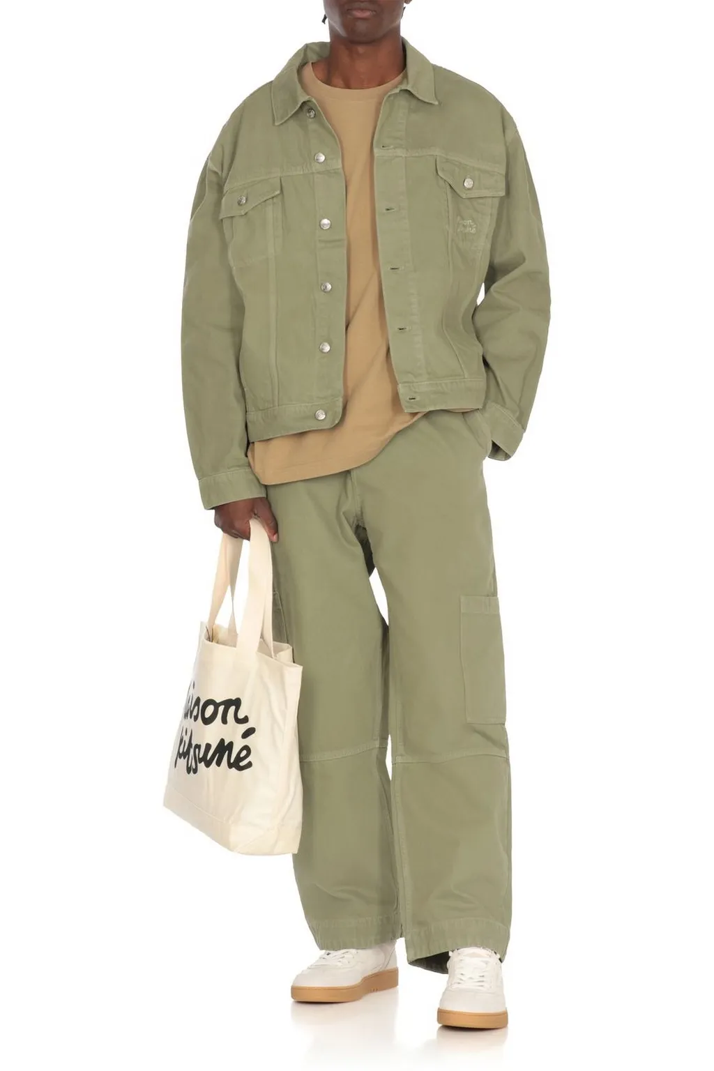 Maison Kitsuné Button-Up Trucker Jacket