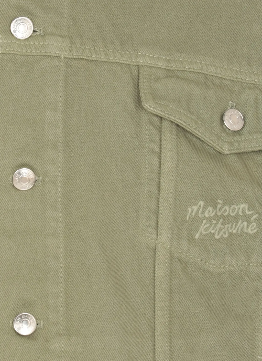 Maison Kitsuné Button-Up Trucker Jacket