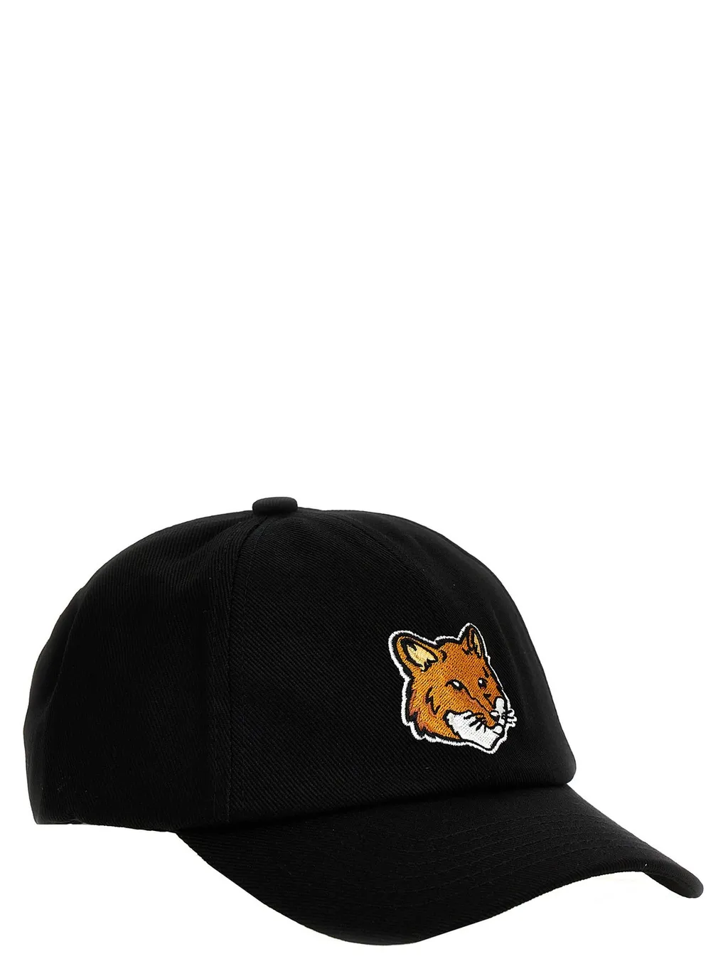 Maison Kitsuné Large Fox Head Patch Baseball Cap