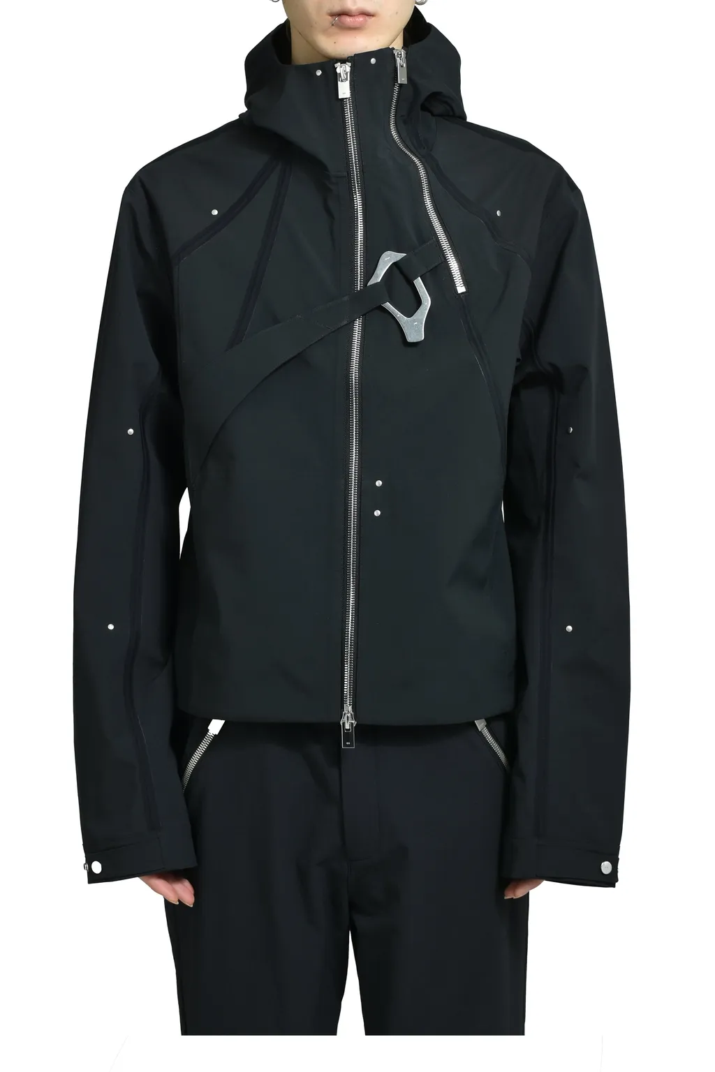 Moire Technical Jacket / Black