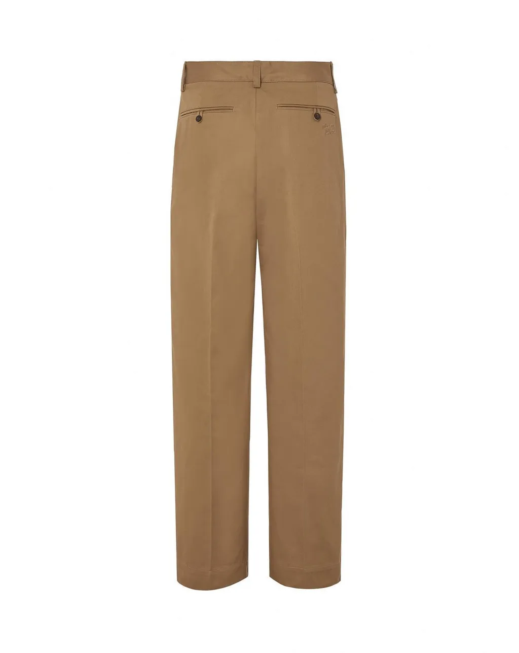 Maison Kitsuné Logo Embroidered Straight-Leg Chinos