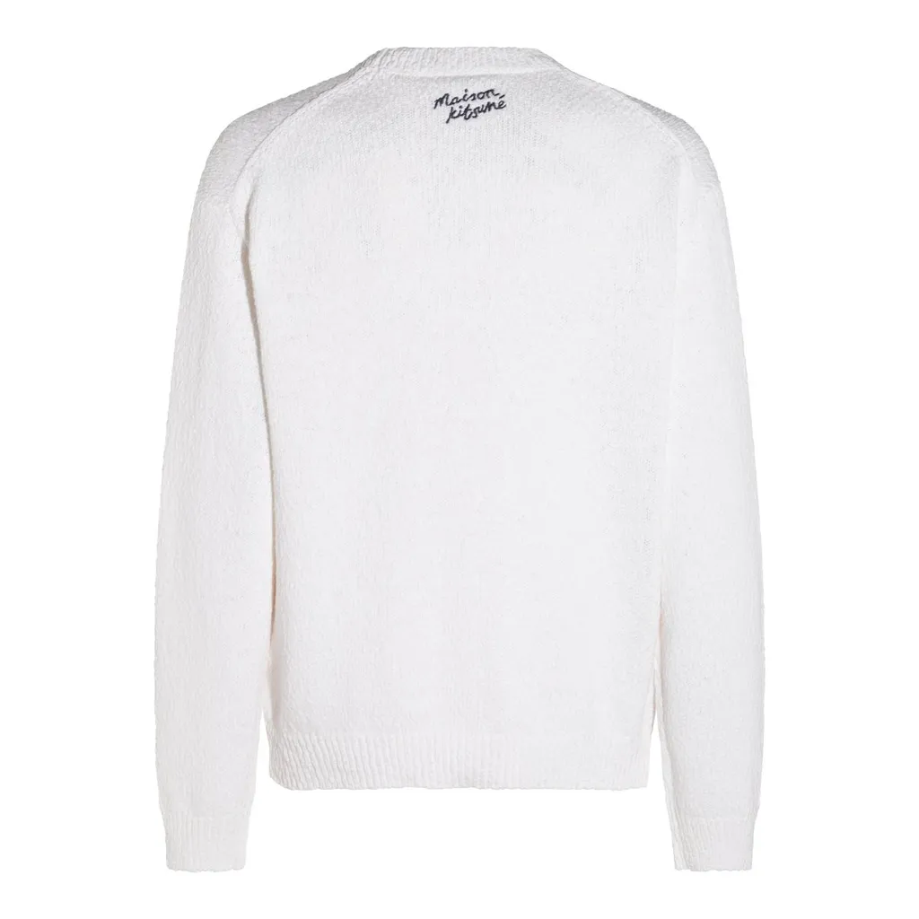 Maison Kitsuné Abstract Daisy Intarsia Jumper