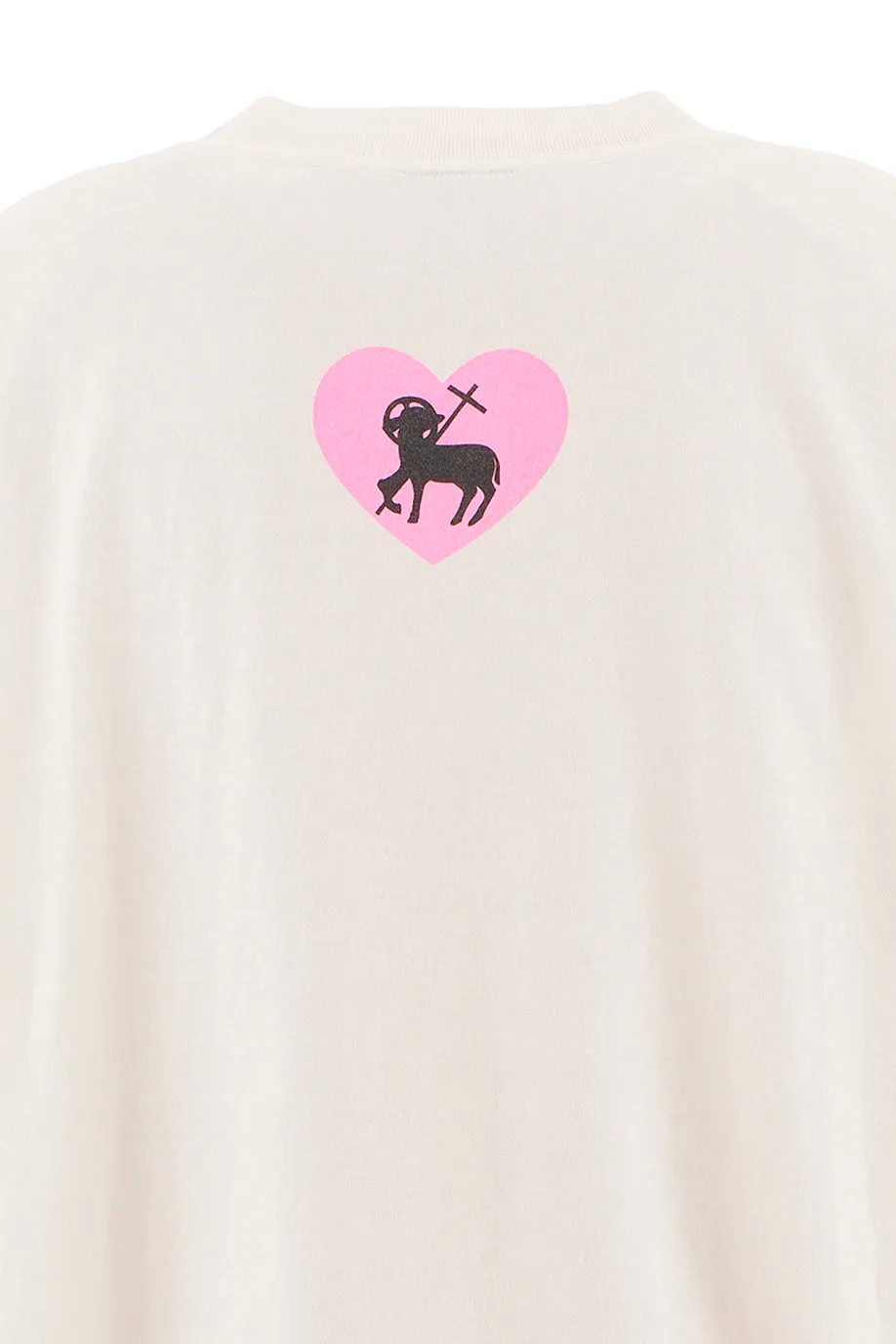 Ss Tee/Heart Saint / Wht