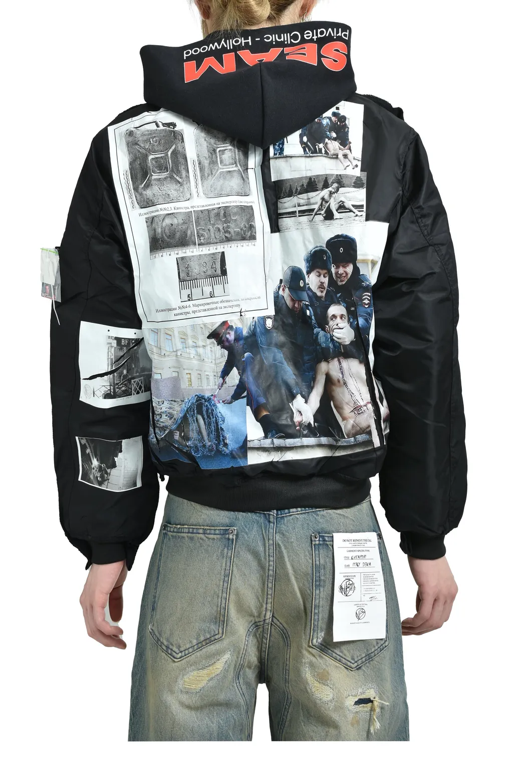 Pavlensky Retrospective - Bomber Jacket / Blk