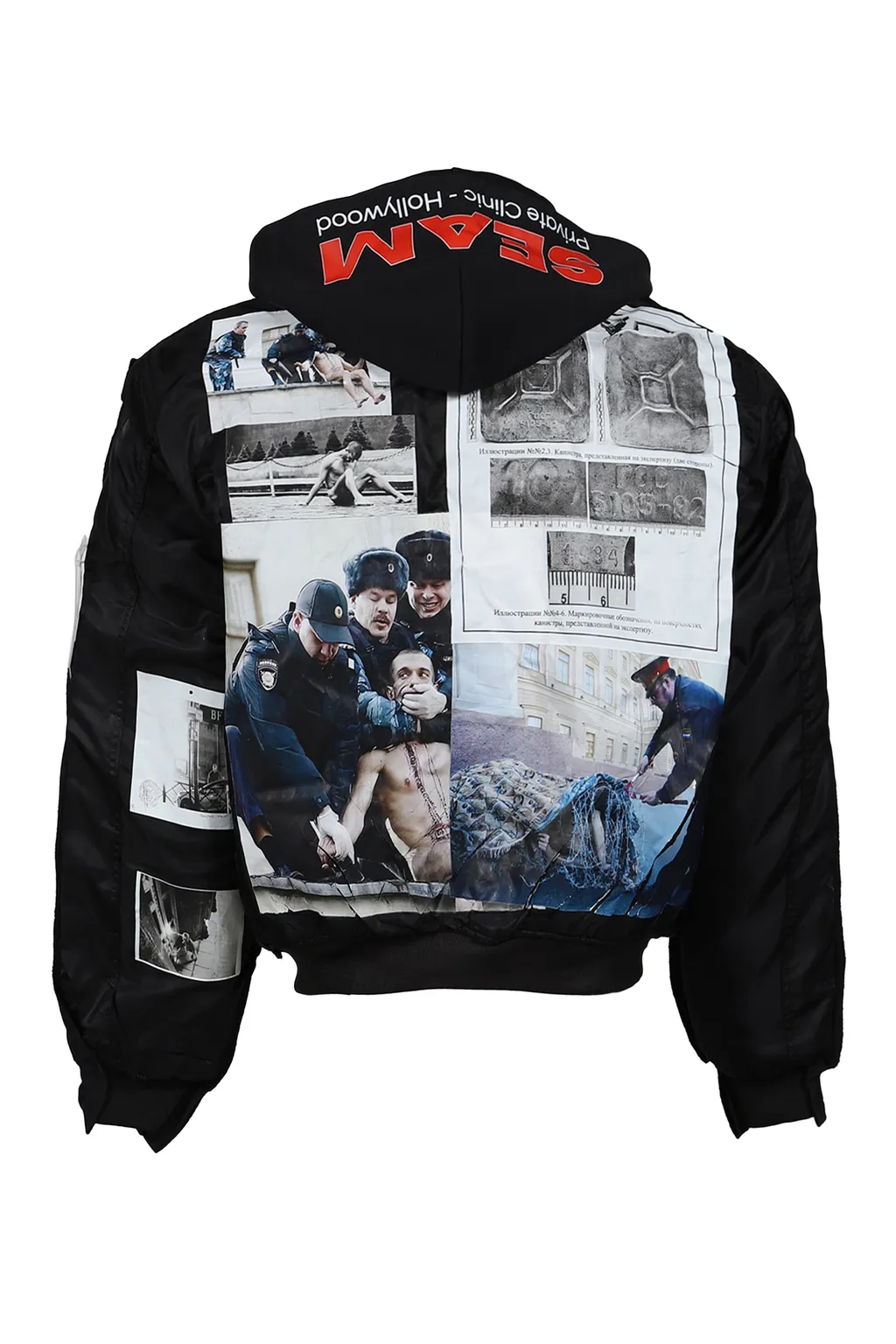Pavlensky Retrospective - Bomber Jacket / Blk