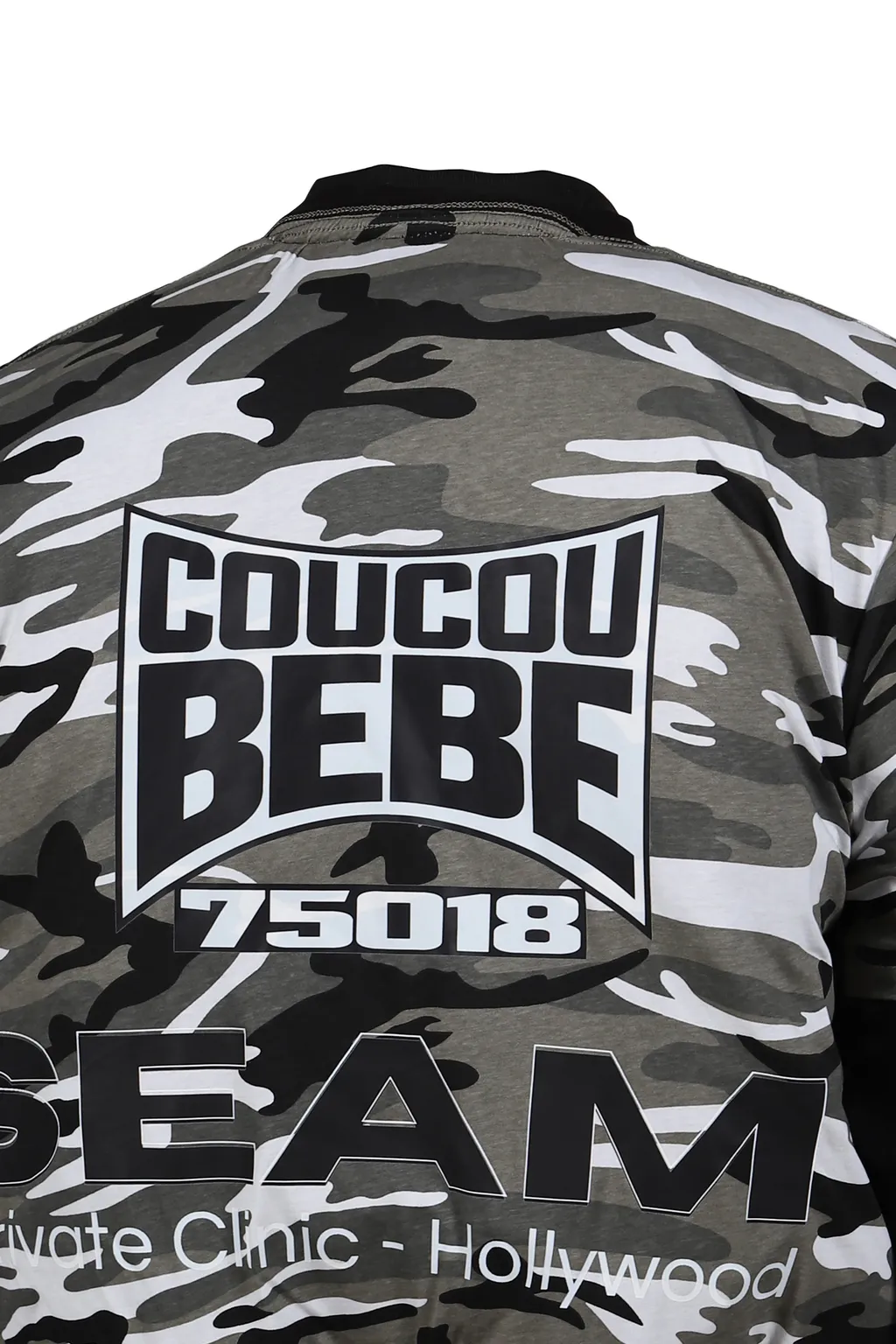 Metallic Testo T-Shirt - Bomber Jacket / Gry Camo
