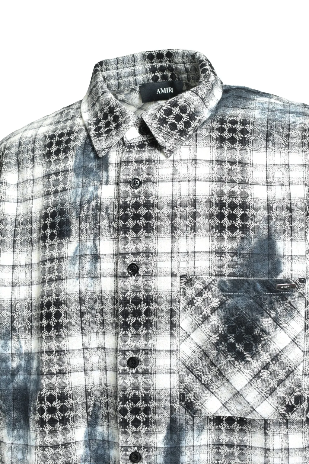 Ma Quad Bleach Flannel / Black