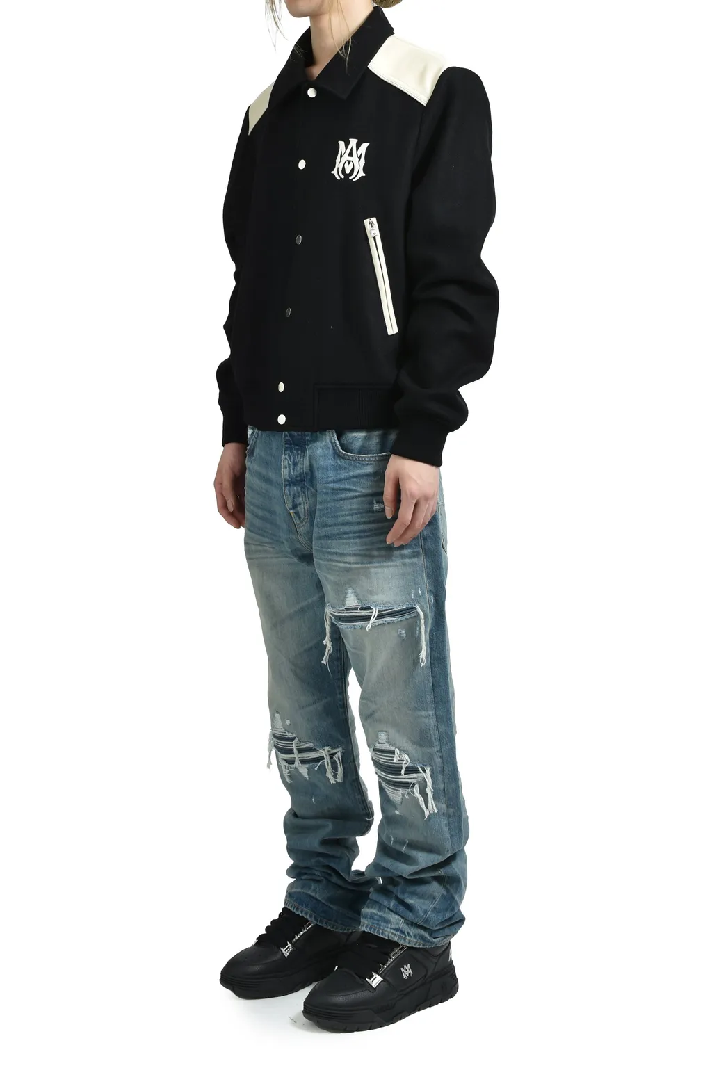 Pleated Denim Straight Mx1 Jean / Ind
